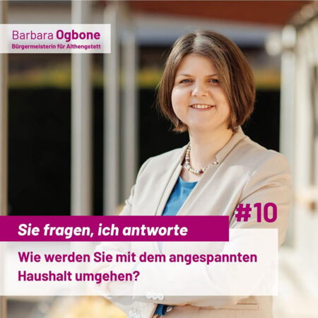 Wie finanzieren Sie Ihren Wahlkampf